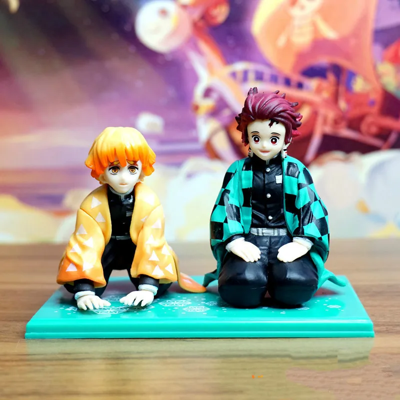 

Kawaii Kamado Nezuko Sitting Action Figure Anime Demon Slayer PVC Action Figure Collectible Model Toys Gifts For Kids