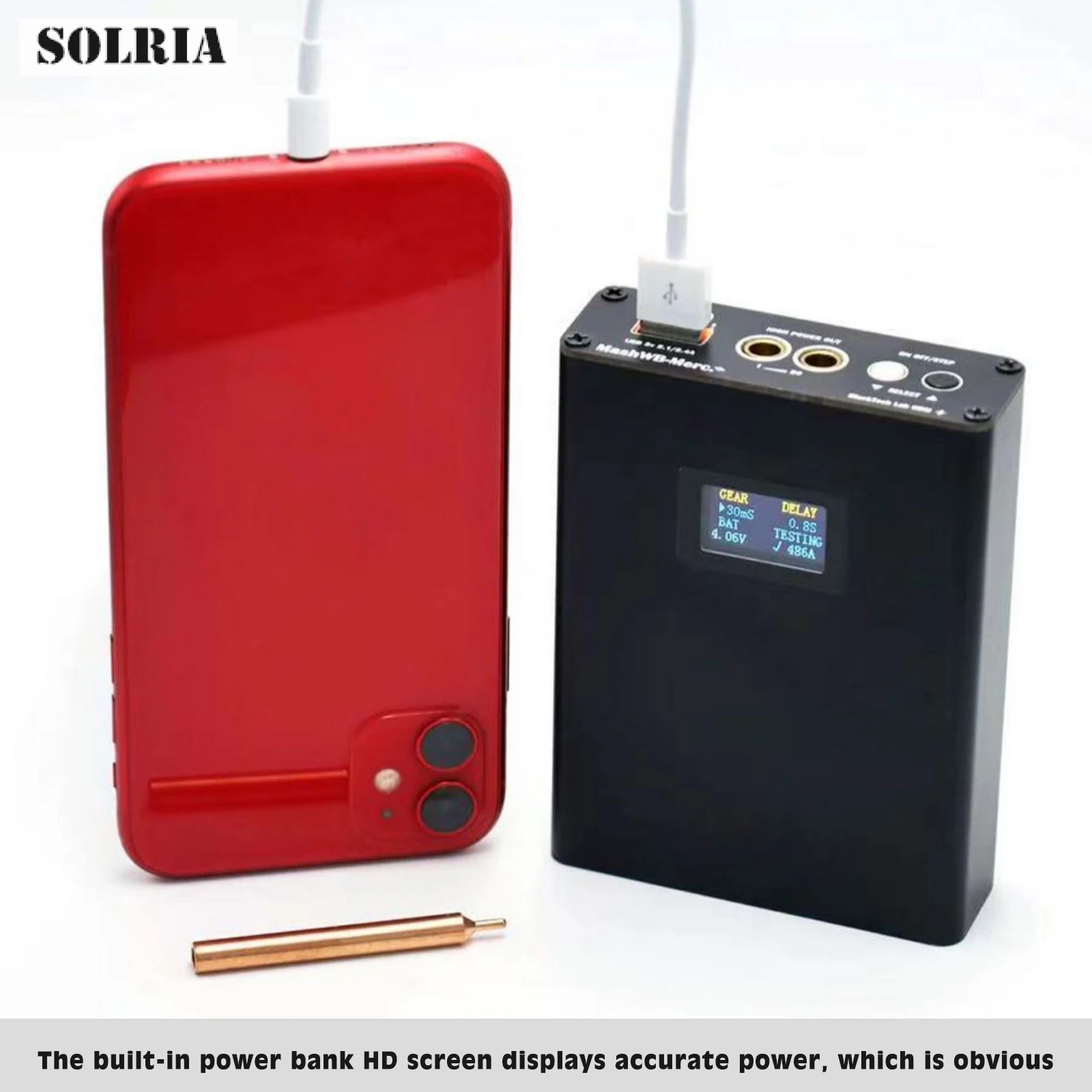 

Digital Display Spot Welding Machine Handheld Mini 18650 Lithium Battery Power Bank DIY Kit Full Set of Accessories Butt Welding