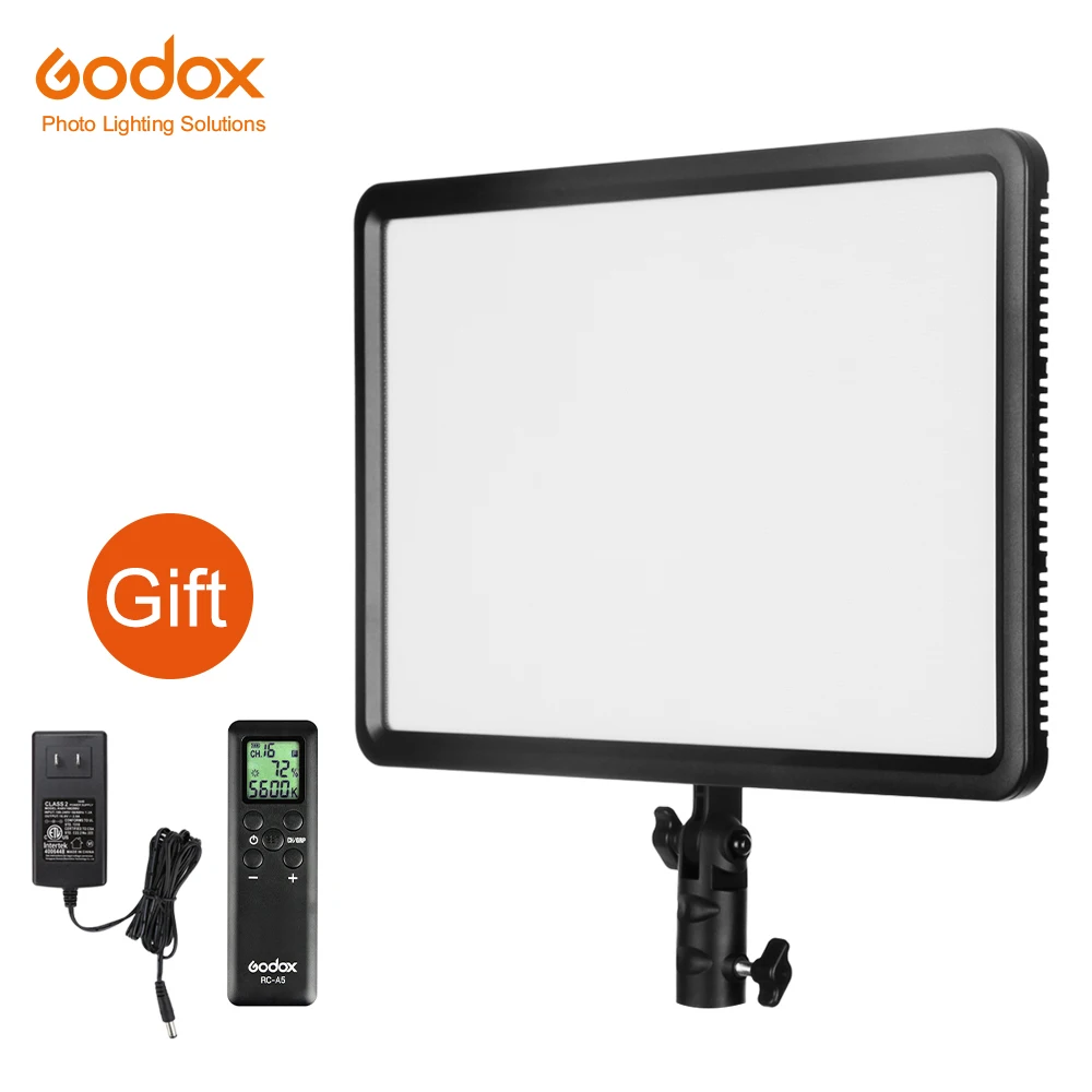 

Godox LED P260C 3300 ~ 5500K светодиодная двухцветная и с регулируемой яркостью студийная осветительная панель для видеокамеры DV видеорегистратора + Б...