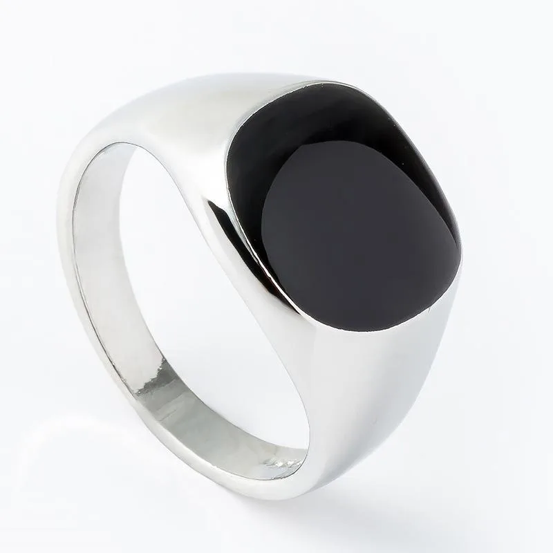 Мужское кольцо из полированной нержавеющей стали байкерское мужские ювелирные