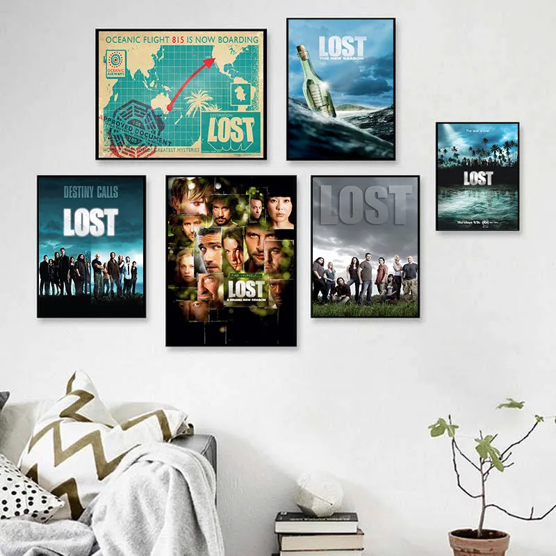 Кино потеря холст картины плакаты и принты Настенная картина ВИНТАЖНЫЙ ПЛАКАТ