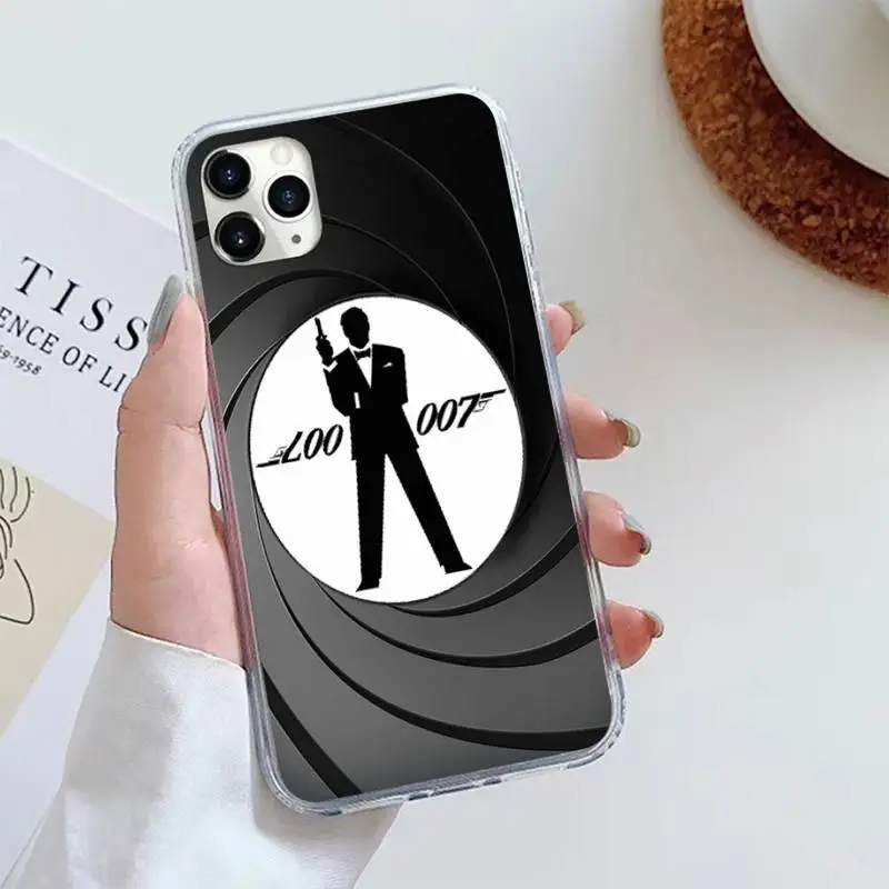 

James bond 007 movie Phone Case For iphone 12 5 5s 5c se 6 6s 7 8 plus x xs xr 11 pro max mini luxury capa cover