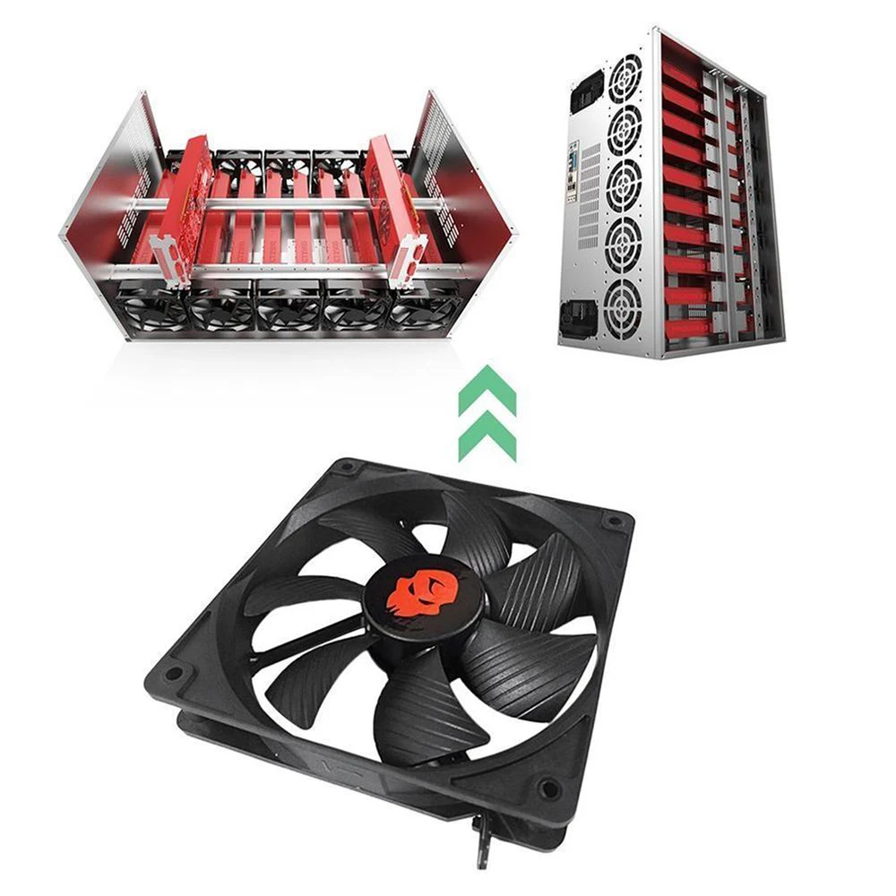 4 Pin 120mm Computer Fan Silent 12CM CPU Cooling RGB Quiet PC Cooler Case 12V DC Adjust Speed 3000RPM Two Ball Bearing - купить по