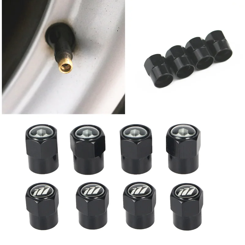 Колпачки для воздушных клапанов автомобильных колес чехол штока с логотипом