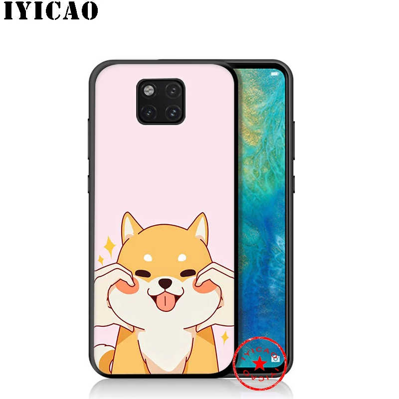 IYICAO мультфильм милый корги собака мягкий чехол для huawei P30 P20 P10 P9 P8 2017 2016 2015 P Smart Z Plus