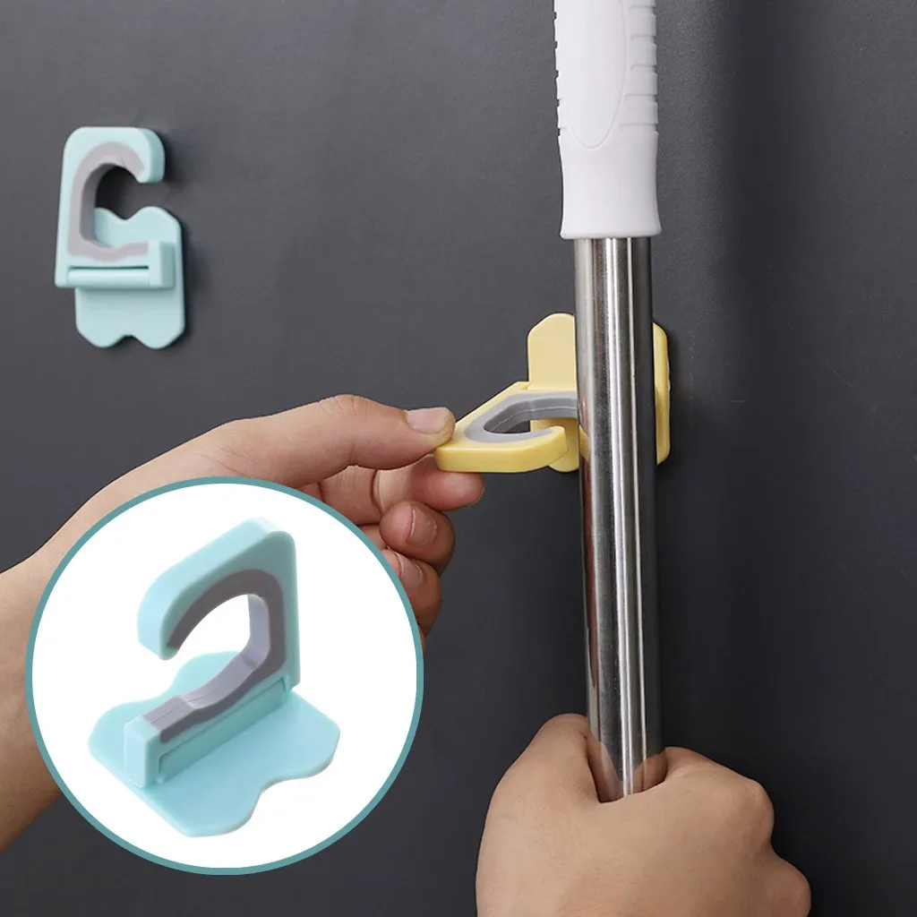 1 шт. Швабра Метла держатель настенный Органайзер Вешалка для щеток хранения