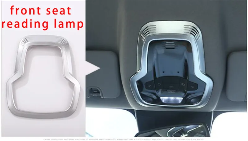 

For Alfa Remeo stelvio front seat reading lamp chrome molding trim 1pc