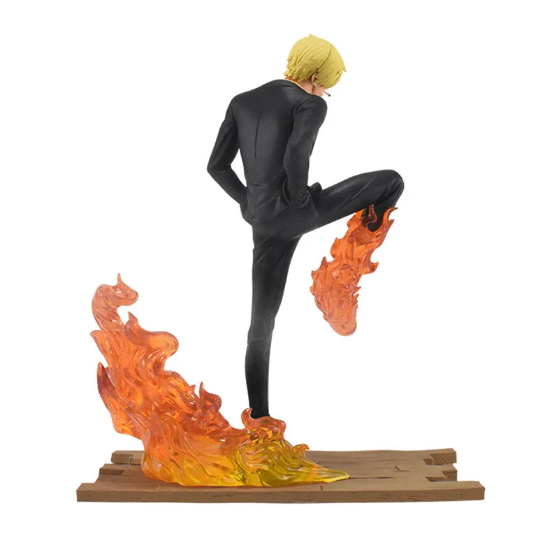 

BANDAI ONE PIECE Anime Figure Roronoa Zoro Vinsmoke Sanji Quarrel PVC Action Figure Collection Model Kids Toys For Boys