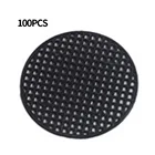 100 шт цветочный горшок коврик круглая бонсай Нижняя подкладка-сетка дренажная Жесткая сетка отверстие экраны цветочный горшок отверстие сетка коврик