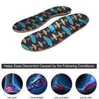 eva flat foot correction soothing arch support plantar fasciitis insoles heel pain correction insoles for men and women