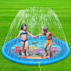 Детский надувной матрас для бассейна, ПВХ водная подушка с распылителем, летняя пляжная газона