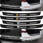 Автомобильный значок из углеродного волокна, защитные наклейки на задний бампер, наклейки для Great Wall Hyundai Acura Haval Jaguar Subaru Chevrolet Renault