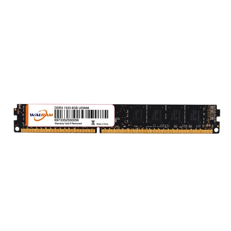 

WALRAM Memory Module Ram Memory Card DDR3 8Gb 1333Mhz Pc3-10600 240 Pin Suitable for Desktop