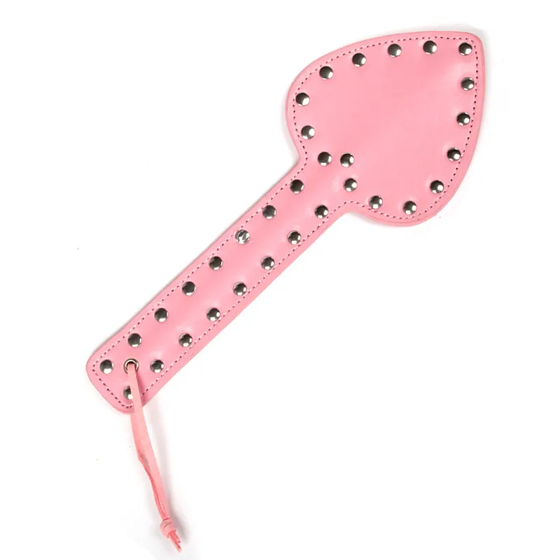 SM кожаный кнут для секса Связывание весло мужчин Заклепки БДСМ пара взрослых