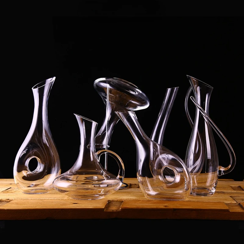 

Crystal glass red wine decanter household wine dispenser wine personality jug set