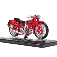 124 scale for moto guzzi airone sport motorcycle diecast alloy model classic vehicles toy collection motorbike bike motor model