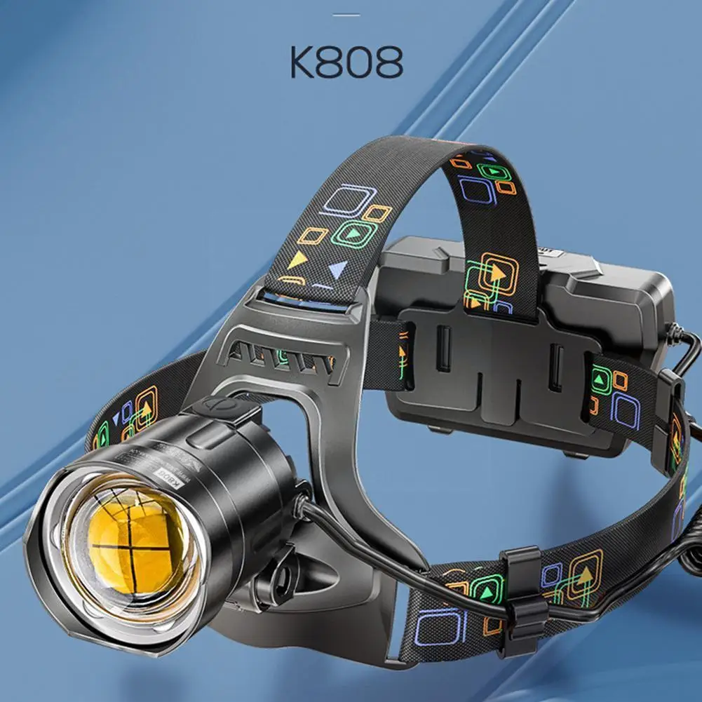 

Мощная лампа дальнего действия, масштабируемый уличный фонарик, многофункциональный фонарик для охоты, кемпинга, ночного отдыха N5w7