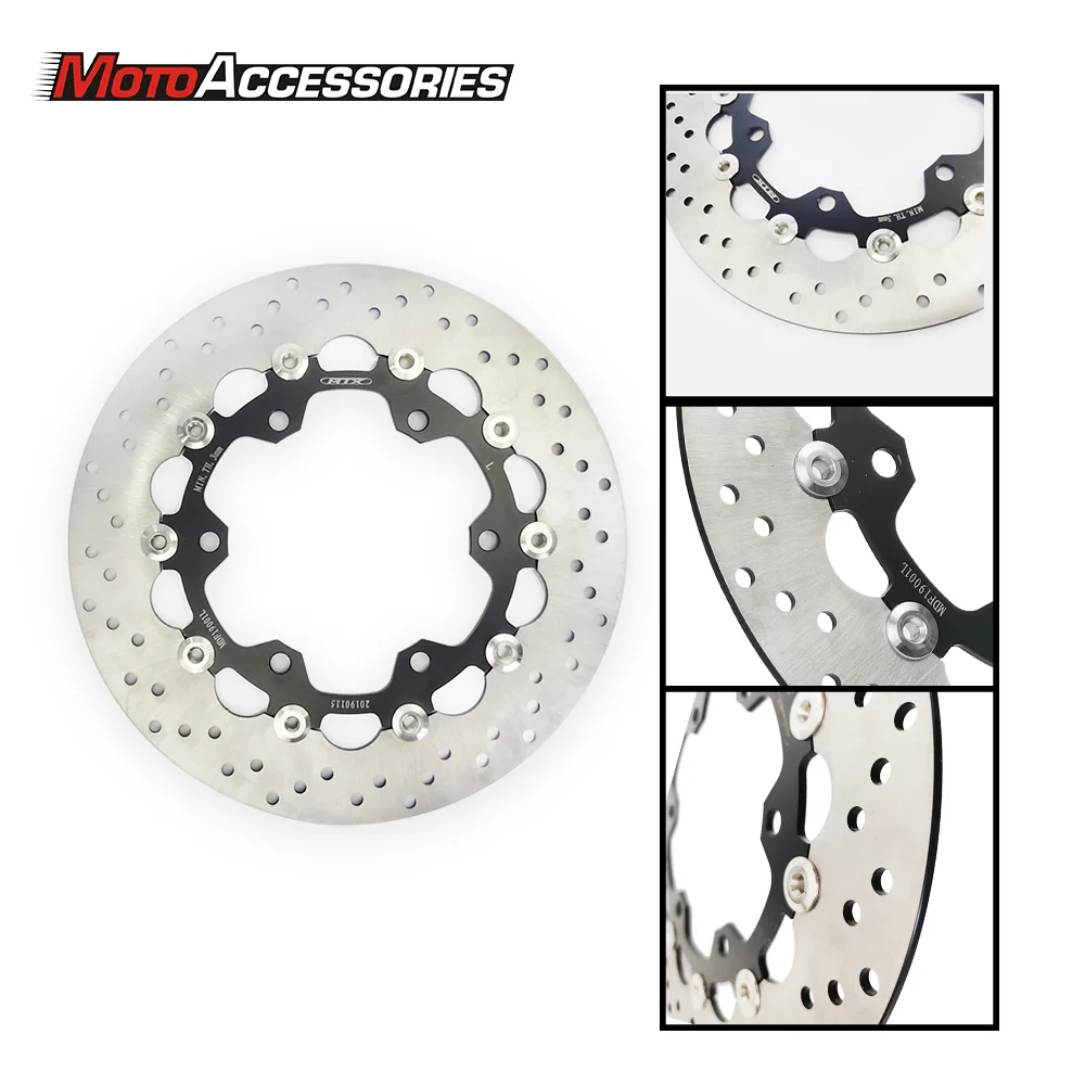 For Hyosung GV650 2006 2007 2008 2009 2010 2011 2012 2013 Brake Disc Rotor Front Left MTX Motorcycle Street Bike Braking |