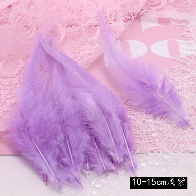 4 6 дюймов 10 15 см белое перо фазана цыпленка Marabou перья пышное свадебное платье DIY