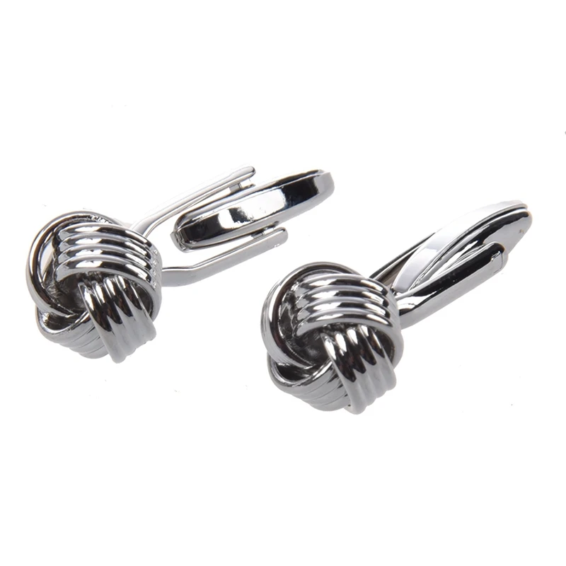 1 пара широких запонок с узлом из тонкой нити и шт. мужской Карманный платок