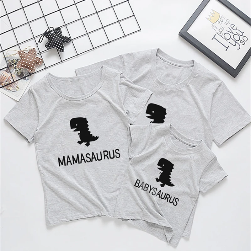 Одинаковые Семейные наряды футболка для папы мамы ребенка девочки мальчика отца