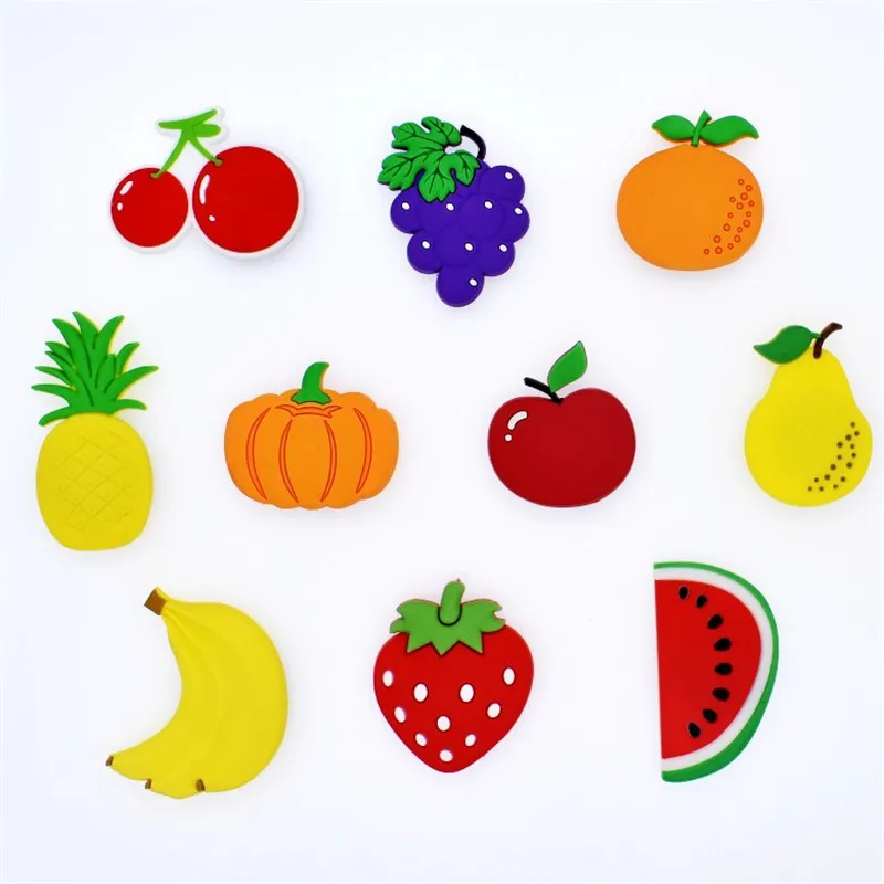 1 шт. фрукты овощи магниты на холодильник украшения дома мультфильм милые дети
