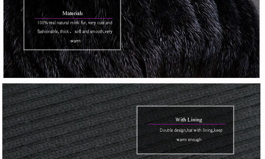 new Woman's style fur hat mink fur fox fur ball hat factory direct sales winter ski hat warm hat