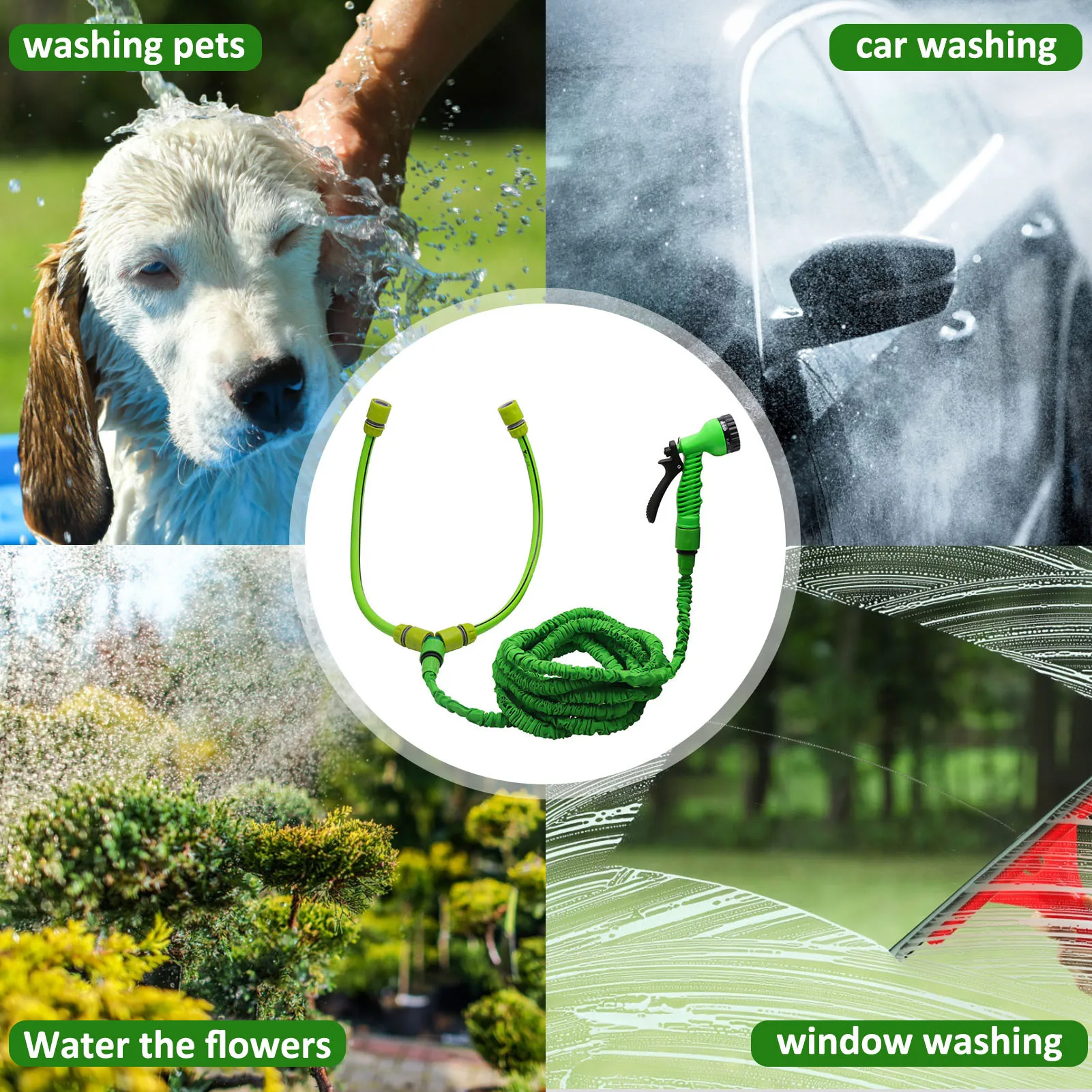 

Mixing Faucet Outdoor Tap Hose Temperature Mixer Pet Shower Car Wash Cleaning Tools Gardening Irrigation Telescopic Hose Device