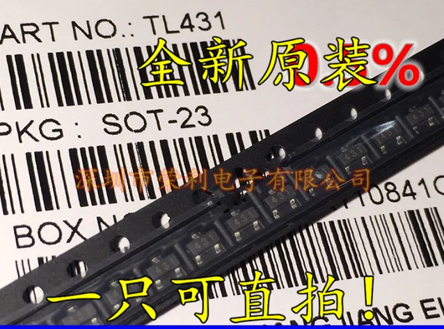 

Free shipping TL431 431 SOT-23 0.5% 13K=156 10PCS