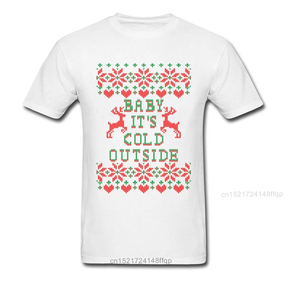 Детский Рождественский свитер с узором футболка для парней белая хлопковая