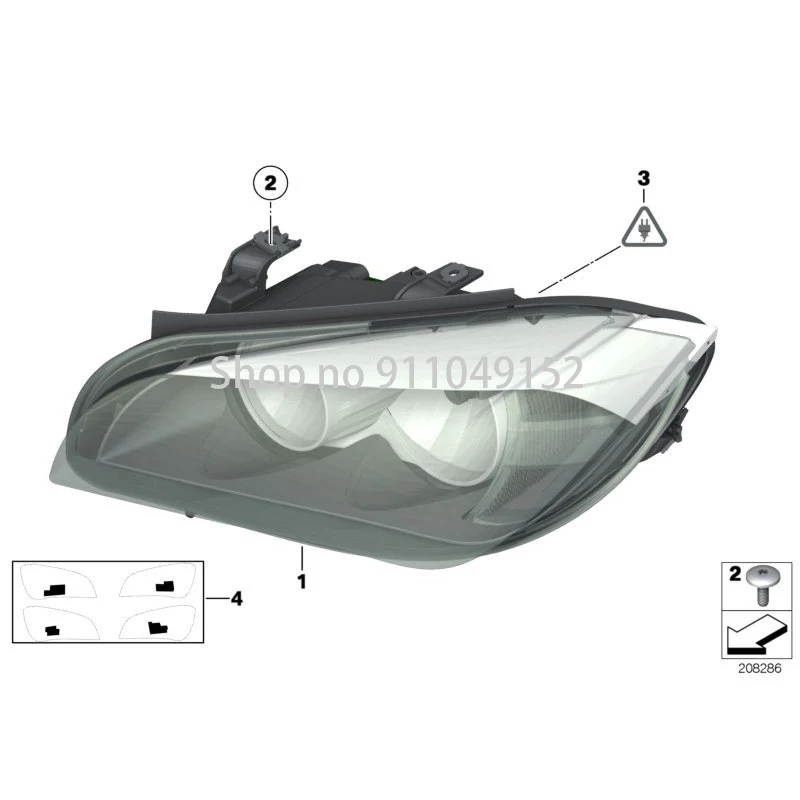 

CAR headlight headlight left 2014*2014-bm wE84 X1 20D N47 E84 X1 23DX E84 X1 28IX N52N X1 18D N47 E84 X1 20D headlight right