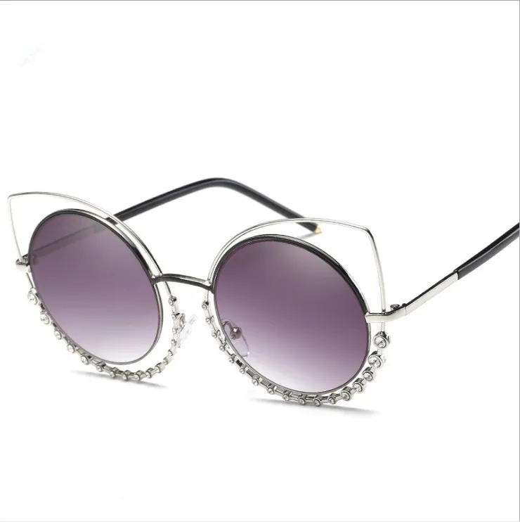 

Personality Diamond Double Ring High Quality Sunglasses New Fashion