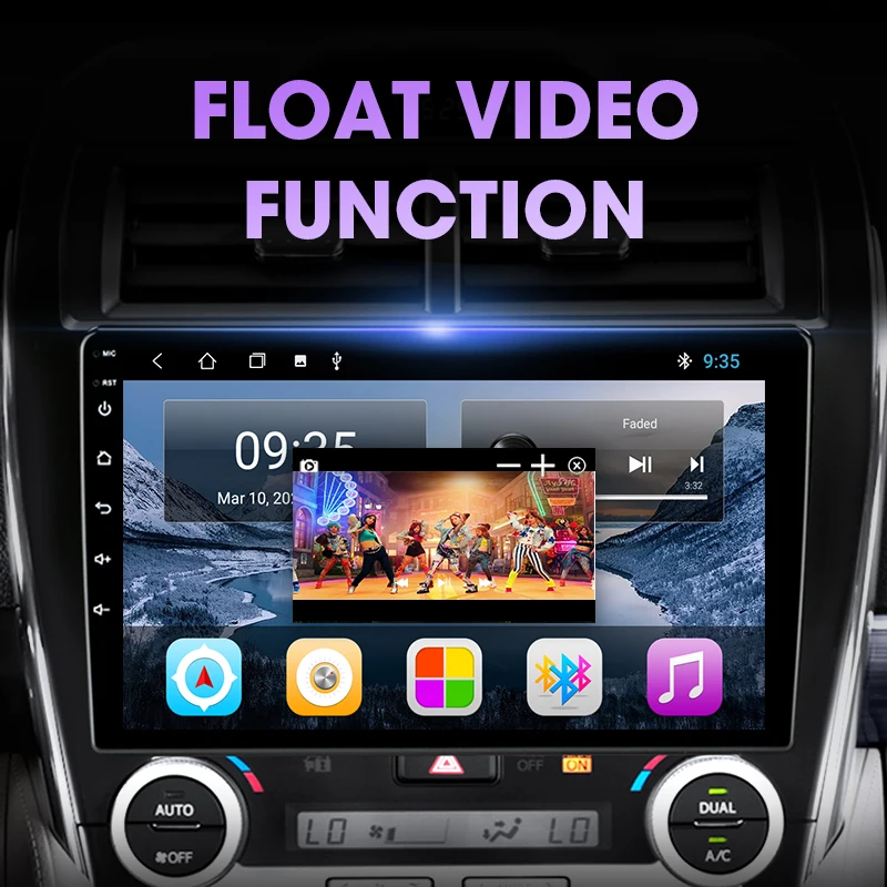 Android10.0 2Din автомобильный радиоприемник мультимедийный плеер навигация GPS для Toyota