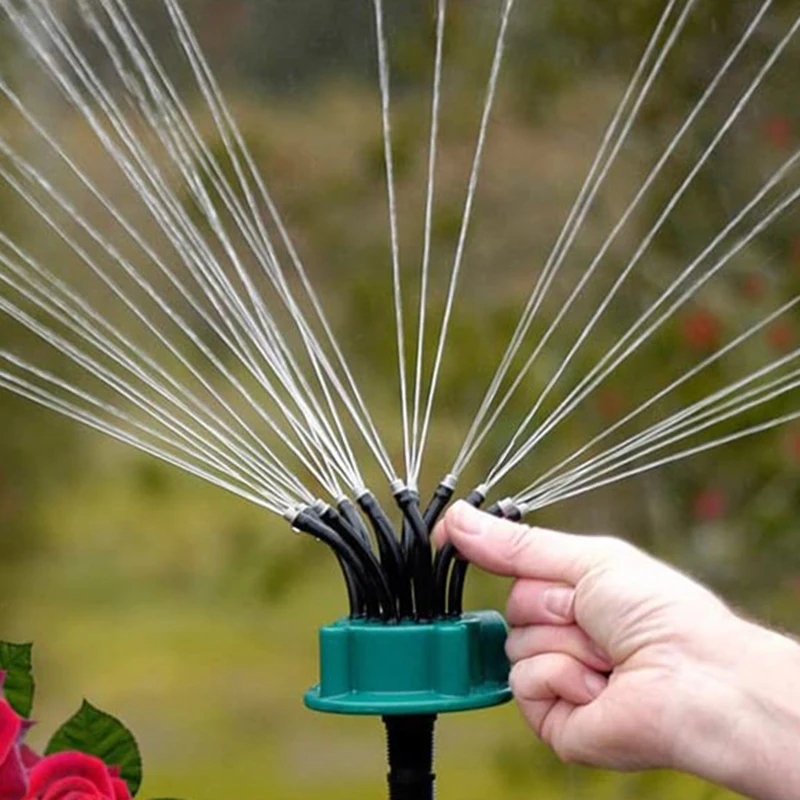 

Adjustable Lawn Sprinkler Household Multi-head Ground Sprinkler Automatic Irrigation Tool for Garden Courtyard KI