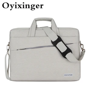 oyixinger mens laptop bag multifunction laptop bags for 13 14 15 17 inch macbook hp lenovo a4 document waterproof nylon handbag free global shipping