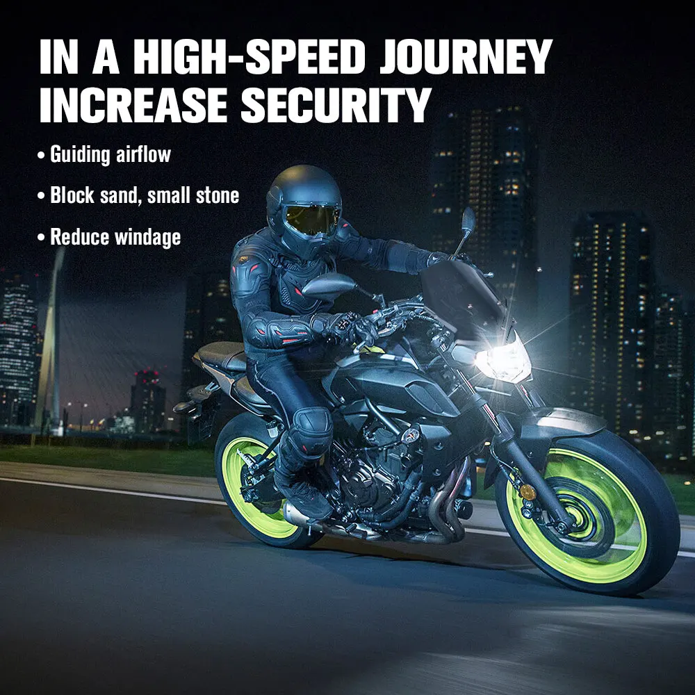 KEMiMOTO для Yamaha MT07 мотоцикл ветер экран дефлектор ветрового стекла MT 07 FZ 07 FZ07 экран с кронштейном