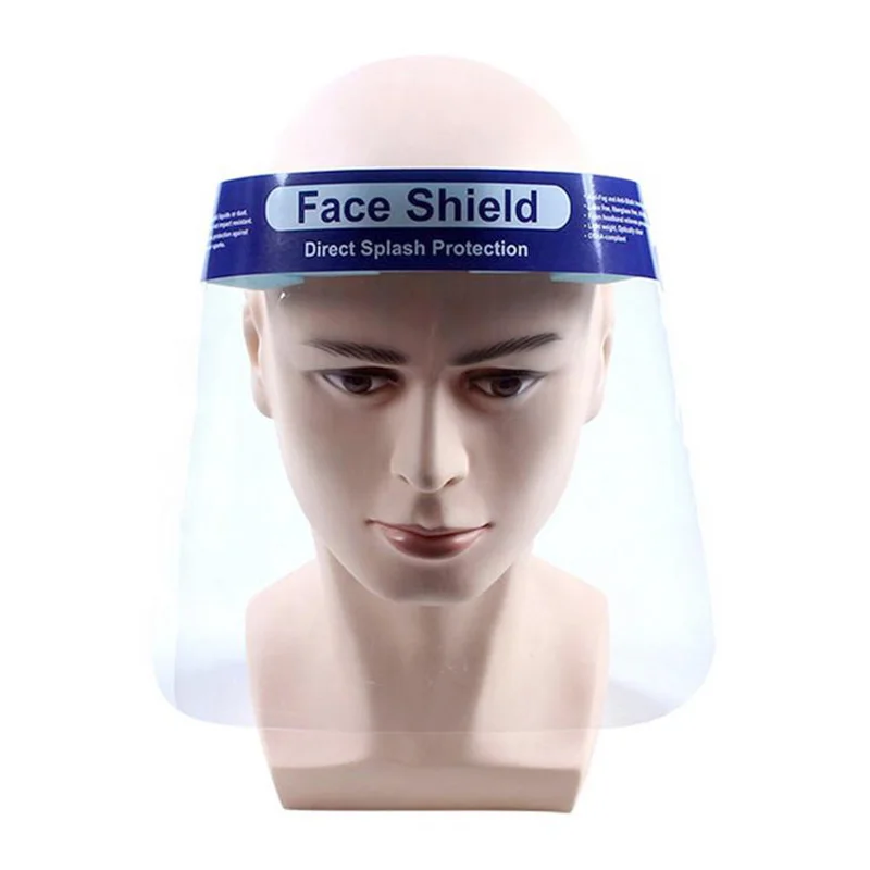 Прозрачный пластиковый чехол для лица с защитой от пыли и запотевания |