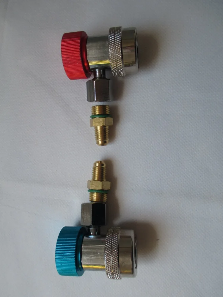 

Fixmee New Free Shipping AC R134a QC15 Quick Connector Adapter Coupler Car Auto Air-Conditioning