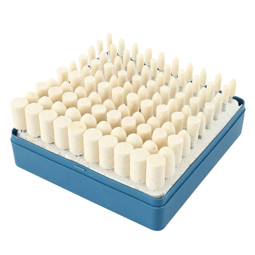

100Pcs Dremel Accessories Polishing Wheel Polishing Head Tools Wool Felt Metal Surface Buffing Polishing Wheel for Rotary Tool
