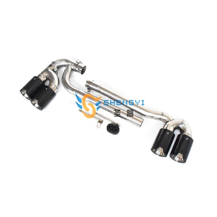 Хорошее качество двусторонняя двойная выхлопная труба из нержавеющей стали с