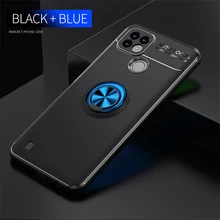 Case For Oppo Realme C21 Case Magnetic Suction Stand Silicon Back Cover For Realme C21 Case For Realme C21 C20 C11 C12 C15 C25S