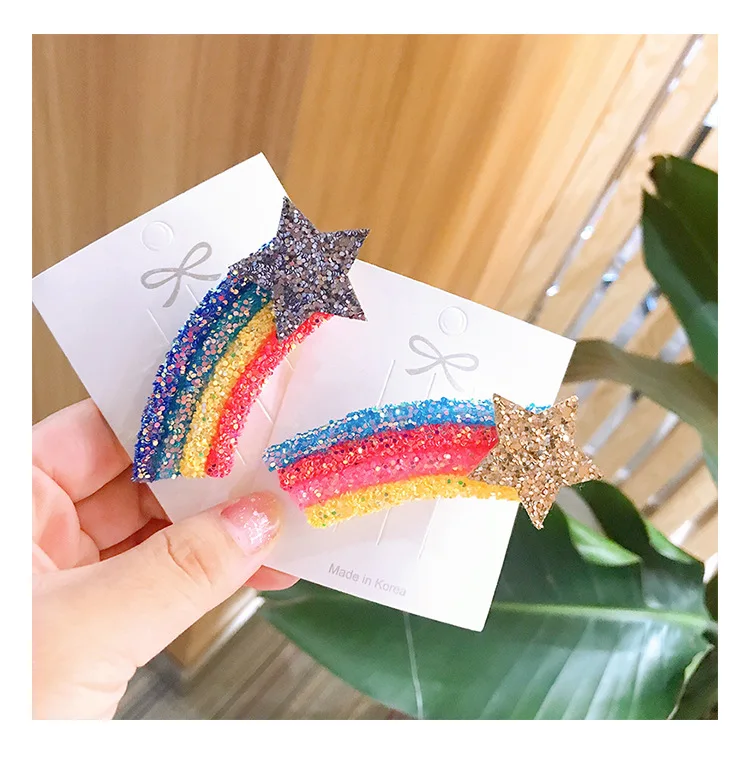 10 шт. заколки для волос в виде звезд |