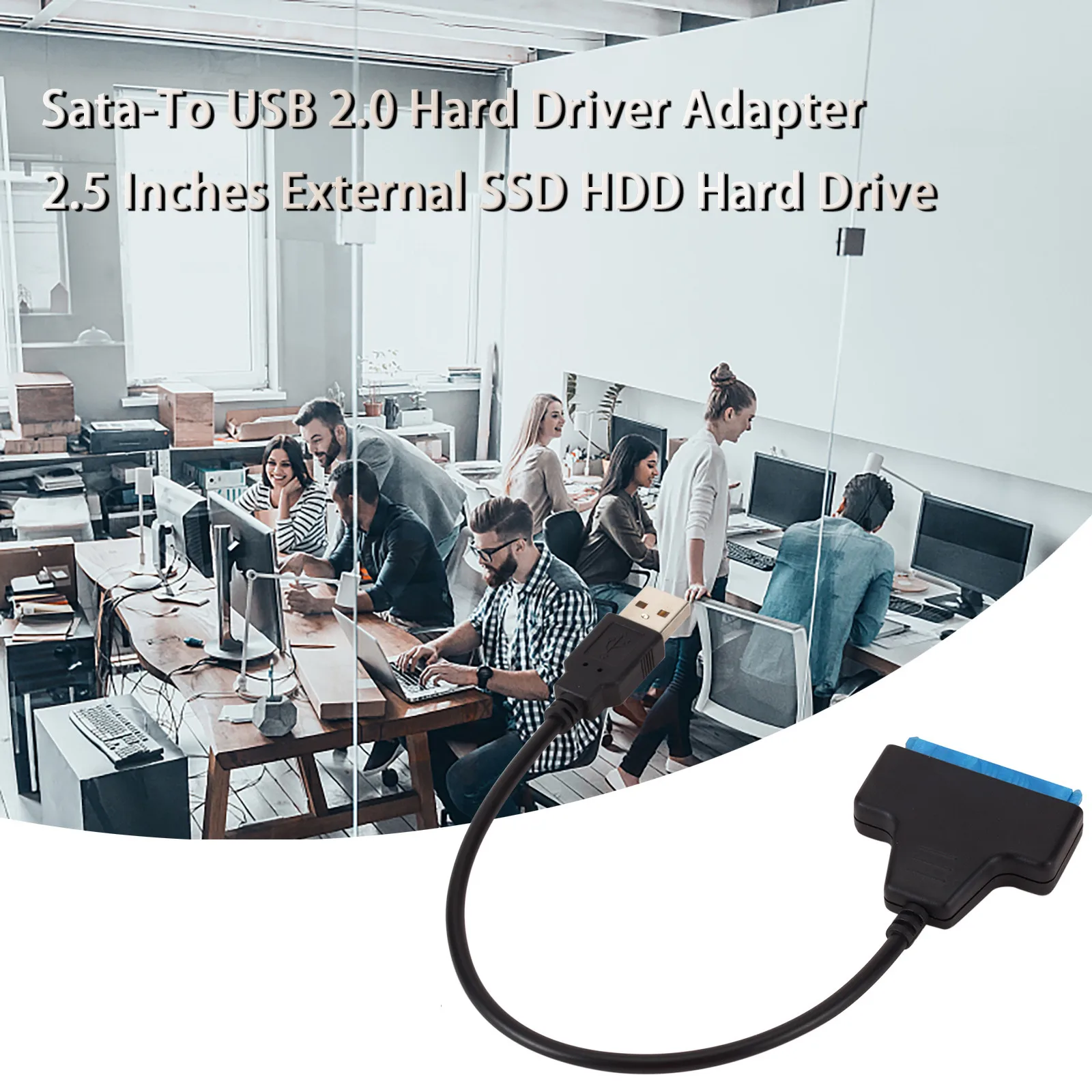 Адаптер для жесткого диска Sata-USB 2 0 внешний жесткий диск 5 дюйма 22 Pin Sata III кабель USB