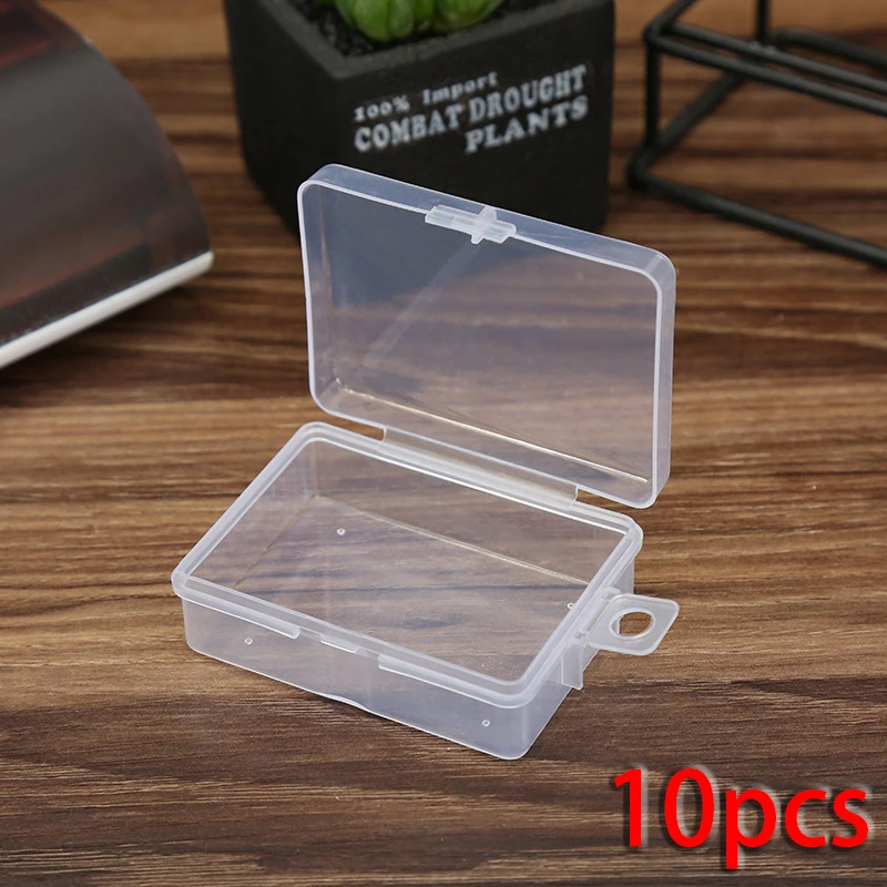 

Multifunctional Storage Box Plastic Transparent Thick Jewelry Medicine
