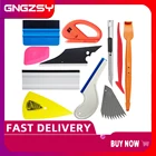 Автомобильные инструменты из углеродного волокна, виниловая пленка, наклейка, инструмент для обмотки, Тонировка автомобиля, фольга, магнитная палочка, скребок для бритвы K122