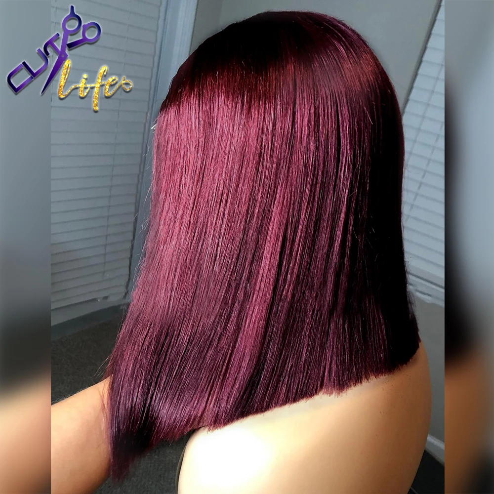 Прямой парик из человеческих волос размер 13X 4 бразильские волосы без повреждения