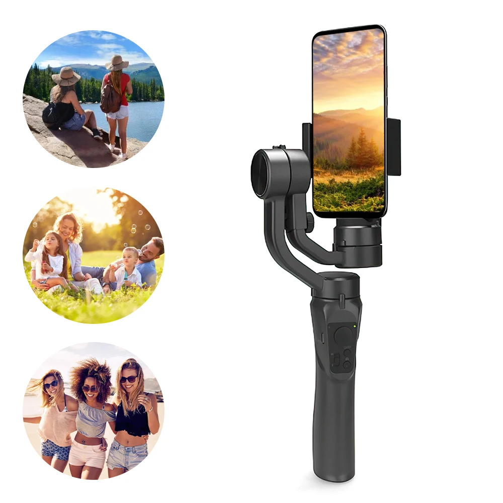 

Travor 3 Axis Stabilizer Intelligent Handheld Gimbal Anti Shake APP Connected 360 Degree Face Tracking for Phone Video Vlog