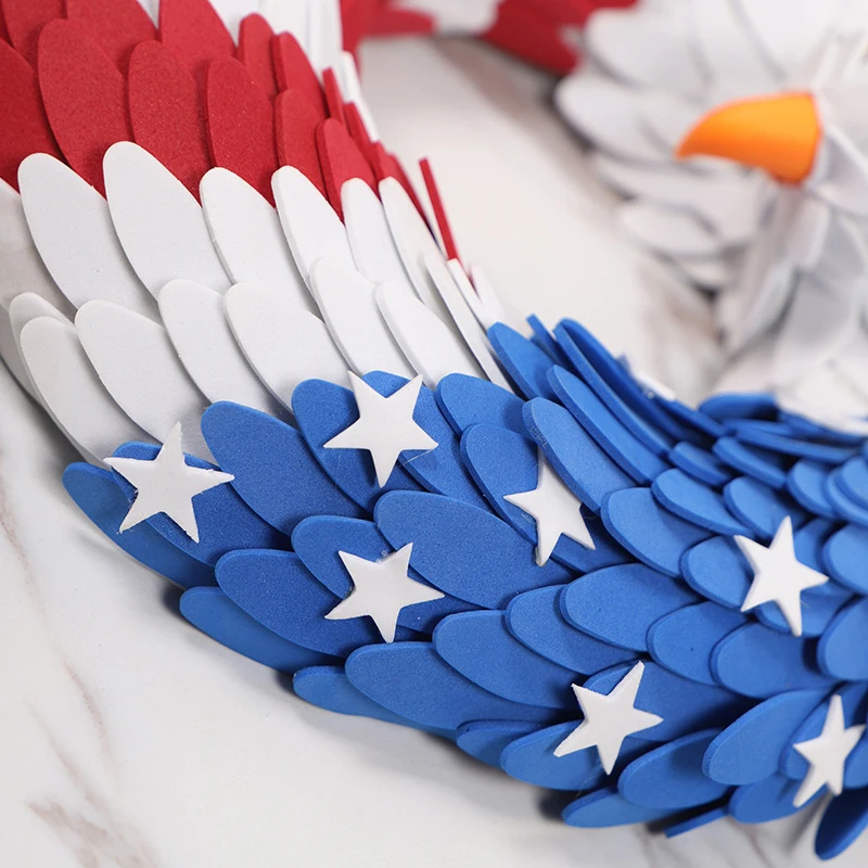 American Eagle венки ручной работы слава патриотический флаг венок гирлянды для