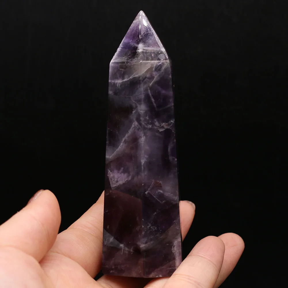 yachu Natural Stone Prismatic Creative Home Decoration For Making DIY Trendy Accessories Jewelry Gifts 30x95mm