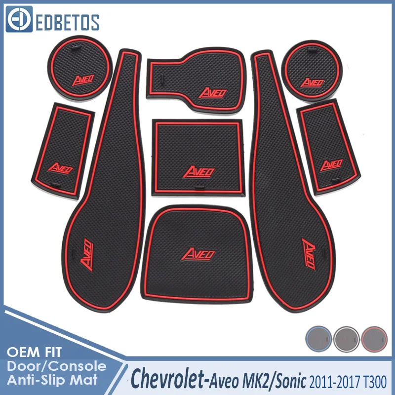 Противоскользящий коврик для Chevrolet Aveo Sonic 2011 2012 2013 2014 2015 2016 2017 Chevy T300 MK2 аксессуары